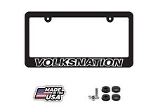  Volks Nation Plate Frame Tag Cover Jdm Euro Low Vtec Funny New Vw Tuner