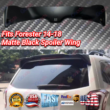 Fits 2014-2018 Subaru Forester Matte Black Rear Roof Window Visor Spoiler Wing