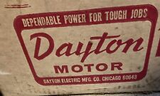 Vintage Dayton Belted Fan Blower Motor 13 Hp