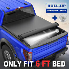 Truck Tonneau Cover For 1993-2011 Ford Ranger Flareside 6ft Bed On Top Wlamp
