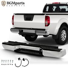 New Chrome Steel Rear Step Bumper For 2005-2019 Nissan Frontier Wo Sensor Holes