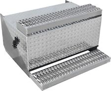Aluminum Diamond Plate Step Battery Box Tool Box 30 For Peterbilt 378 379 389