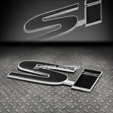 For Si Civicegep3bb Metal Bumper Trunk Grill Emblem Decal Sticker Badge Black