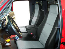 Ford Ranger 2010-2011 Blackgrey S.leather Custom Fit Seat Console Covers