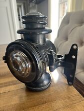 Antique Ford Model T Oil Lamp Headlamp With Rare Mounting Bracket