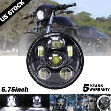 Motorcycle 5.75 5 34 Led Headlight Projector For Dyna Sportster Xl1200 Xl883