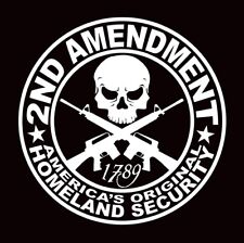 2nd Amendment Gun Vinyl Decal Sticker Truck Diesel Car Hunting 4wd Funny Ipad