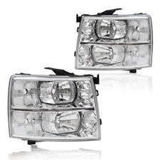 Fit For 07-13 Chevy Silverado 150025003500 Clear Corner Headlights Replacement