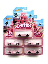 2023 Hot Wheels Barbie The Movie 1956 Corvette Pink Lot Of 5