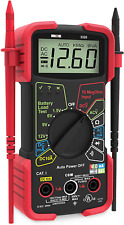 3320 Auto-ranging Digital Multimeter Red Black