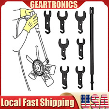 43300 Pneumatic Fan Clutch Wrench Removal Tool Set For Ford Gm Chrysler Jeep