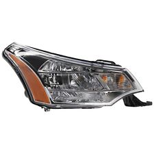 Headlight Assembly For 2008-2011 Ford Focus Right Sedan Chrome Housing With Bulb