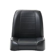 Front Low Back Bucket Vinyl Seat Non-reclining For Jeep Cj3 Cj5 Cj7 Wrangler