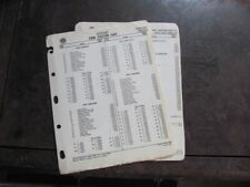 1941 - 1956 Lincoln Car Paint Color List - Ditzler Code Numbers