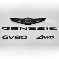 Black High Glossy Genesis Emblem Fits 2021 - 2024 Genesis Gv80