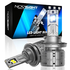Novsight 40000lm H13 9008 Led Headlight Conversion Bulbs Kit High Low Beam 6500k