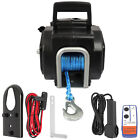 1x Portable Winch 3500lbs Towing Vehicle Trailer Boat New Synthetic Rope