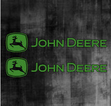 2 John Deere Vinyl Decal For Car Truck Tractor Window