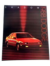 1988 Dodge Shadow 16-page Original Car Sales Brochure Catalog