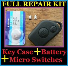 For Citroen Saxo Picasso Xsara Berlingo Remote Alarm Key Fob Case Full Repair