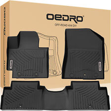 Oedro Floor Mat Liners 3d Molded All-weather Tpe Rubber For 2014-2019 Kia Soul