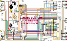 1969 69 1970 70 Cadillac Deville Full Color Laminated Wiring Diagram 11 X 17