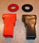 Pack Of 2 Battery Terminal Covers Protectors Red Black Hot Rod Boat Marine Boots