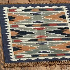 Rug Handmade Flat Weave Wool Jute Carpet Kilim Vintage Accent Modern Area Rug