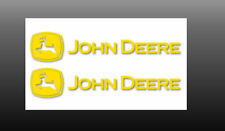2x For John Deere Premium Vinyl Sticker 2-pack Yellow 9 12 15 24 Or 36-