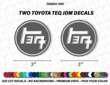 Jdm Teq Circle Decals For Tundra Celica Supra Corolla Fj Tacoma Starlet 4runner