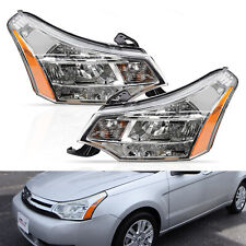 Fits 2008-2011 Ford Focus S Se Ses Sel Factory Headlights Headlamps Lhrh