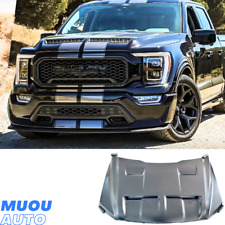 For Ford F150 2021-24 Hood Panel Aluminum Shelby Style With Vents Not For Raptor
