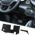 Under Steering Wheel Anti-kick Panel Trim Sticker For Dodge Ram 1500 2018carbon