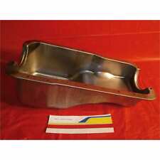 63-96 Sbf Ford 302 Front Sump Raw Steel Oil Pan - Small Block 260 289 5.0