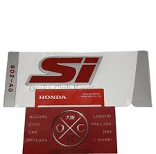Genuine Oem 99-00 Honda Civic Si Rear Emblem Badge Logo Usdm Em1 75723-s02-a11zb