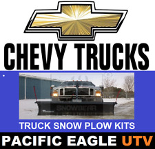 Chevy Gmc 1992-2012 Small Truck - Full 72 Snow Plow Kit.