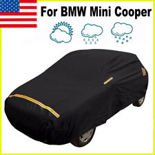 Black Breathable Full Car Cover Fits For Bmw Mini Cooper - Indoors Outdoors Us