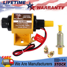 Edelbrock 17301 Micro In-line Electric Fuel Pump 38 Gph 7 Psi Max Gase85 New Us