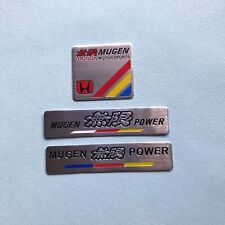 New Emblem Mugen Honda Power Emblem Aluminum Badge Jdm