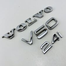 2005-2011 Volvo V50 2.4i Emblem Logo Symbol Badge Gate Rear Set Chrome Oem F65