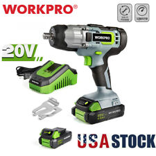 Workpro 20v Cordless Impact Wrench 12-inch 320 Ft Pounds Max Torque Belt Clip