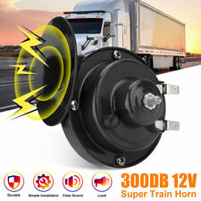 Train 300db Dual Tone Electric Snail Air Horn For Truck Car Motorcycle Suv Boat