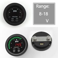 52mm S-series Volts Gauge Voltmeter Meter Ultra-thin Round Red Light Led Display