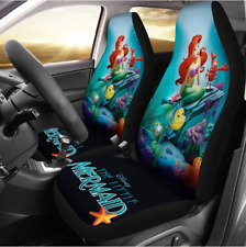 Cartoon Gift The Little Mermaid Premium Car Seat Covers Set Of 2
