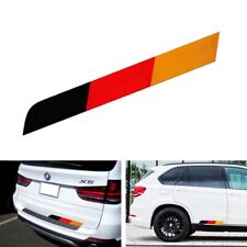 17x2 Reflective Germany Flag Stripe Decal Sticker For Audi Bmw Mercedes Mini Vw