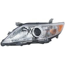 Headlight For 2010-2011 Toyota Camry Le Xle Models Left Chrome Housing With Bulb