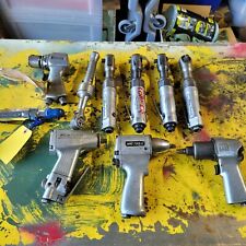 Vintage Lot Pneumatic Angle Drills Impact Wrench Blue Point Snap-on Mac Tools