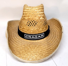 Vintage Straw Hat Cragar Racing Made In Mexico Size 7 Usa Size 56 Mexico