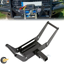 13000lbs Winch Mounting Plate For Hitch Receiver Mount Bracket For Truck Suv 4wd