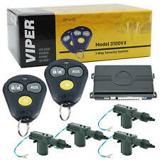 Viper 3100vx Keyless Entry Car Alarm System 4 Universal Door Lock Actuators
